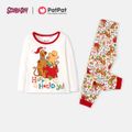 SCOOBY-DOO Family Matching Christmas Happy Holiday Top And Pants Pajamas Sets White