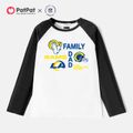 NFL Family Matching LA RAMS Colorblock Long-sleeve Tees ORIGINALWHITE image 2