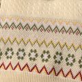 Toddler Girl Chevron Stripes Turtleneck Knit Sweater Apricot