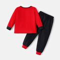 Justice League 2-piece Toddler Boy/Girl Super Hero Top and Pants Set Red image 3