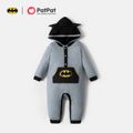 Batman Baby Boy Super Hero Colorblock Jumpsuit Grey image 1