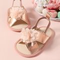 Baby / Toddler Floral Decor Open Toe Slingback Sandals Prewalker Shoes Pink image 1