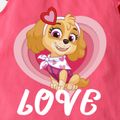 PAW Patrol Toddler Boy/Girl Pups Heart Print Valentine Tee Pink