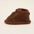 Baby / Toddler Brown Lace-up Front Prewalker Shoes Brown image 3