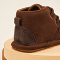 Baby / Toddler Brown Lace-up Front Prewalker Shoes Brown image 5