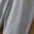 Baby Boy/Girl Solid Elasticized Waist Sweatpants Joggers Pants Grey image 5