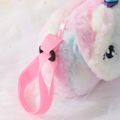 Kids Plush Unicorn Crossbody Shoulder Bag Fanny Pack Chest Bag Coin Purse Light Pink