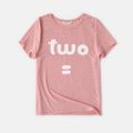 Letter Print Family Matching  Short-sleeve T-shirts HS