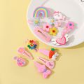 14-pack Cute Cartoon Hair Clips Hair Accessories for Girls Pink image 4