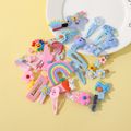 14-pack Cute Cartoon Hair Clips Hair Accessories for Girls Pink image 2
