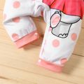 Bébé Unisexe Éléphant Décontracté Manches courtes Combinaisons Rose image 5