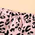 1 Stück Kleinkinder Damen Lässig Leopardenmuster Shorts rosa image 4