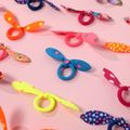 20-pack Bunny Rabbit Ears Hair Ties for Girls (Random Color) Color-A image 5