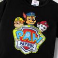 PAW Patrol 2-piece Toddler Boy Camouflage Letter Print Cotton Tee and Elasticized Shorts Set Black