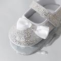 Baby / Toddler Bow Decor Velcro Sequin Prewalker Shoes Princess Shoes Silver image 2