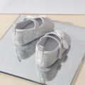 Baby / Toddler Bow Decor Velcro Sequin Prewalker Shoes Princess Shoes Silver