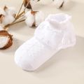 Baby / Toddler / Kid Lace Trim Pure Color Breathable Socks Dance Socks White image 1