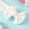 Hollow Out Bow Stretchy Headband for Girls White