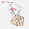 Looney Tunes 2-piece Toddler Boy Easter Cotton Tee and Shorts Set White