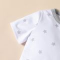 Toddler Boy Stars Print Casual Short-sleeve Tee White