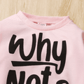 1 Stück Kleinkinder Damen Lässig Sweatshirts rosa