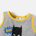 Batman Toddler Boy Letter Print Cotton Tank Top Grey
