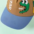 Toddler / Kid Cartoon Letter Dinosaur Pattern Baseball Cap Brown