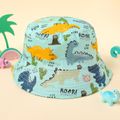 Baby / Toddler Allover Dinosaur Print Bucket Hat Turquoise