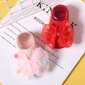 Baby / Toddler Bow Colorful Ball Decor Antiskid Glue Socks Pink image 1