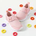 Toddler / Kid Floral Decor Velcro Mesh Panel Breathable Sneakers Pink