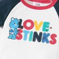 Care Bears Siblings Graphic Top and Stripe Pants Brothers Set Dark Blue/white