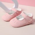 Baby / Toddler Mesh Breathable Wavy Edge Prewalker Shoes Pink