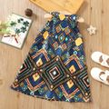 Toddler Girl Exotic Boho Sleeveless Halter Dress Colorful image 2