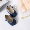 Baby / Toddler Bow Velcro Soft Sole Non-slip Prewalker Shoes Royal Blue