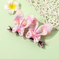 2-pack Bow Bunny Ears Hair Clips Hair Accessories for Girls Pink image 5