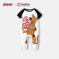 Scooby-Doo Family Matching Love Print Graphic Tees and Jumpsuit GhostWhite