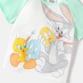 Looney Tunes Toddler Boy/Girl Colorblock Bunny Easter Tee White