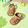 Baby / Toddler Breathable Open Toe Sandals Prewalker Shoes Brown image 2