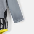 Justice League Neonato Ragazzo Ipertattile Casual Manica lunga Set neonato Grigio Chiaro image 5