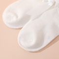 Toddler / Kid Bow Lace Trim Princess Socks White image 5