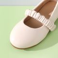 Toddler / Kid Pure Color Ruched Strap Flat Shoes Pink image 4