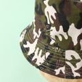 Chapéu balde de camuflagem com estampa allover para criança/criança Exército Verde