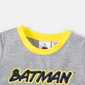 Batman Kid Boy Letter Print Colorblock Short-sleeve Tee Colorful