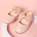 Toddler / Kid Mesh Bow Mary Jane Flat Shoes Light Pink