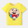 Looney Tunes Kid Boy Round-collar Short-sleeve Tee Yellow