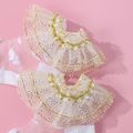 Baby / Toddler / Kid Gypsophila Lace Trim Socks (Random with or without golden dots) Gold