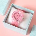 Kids Sport Watches with Luminous (With Packing Box, Random Color) (With Electricity) Pink