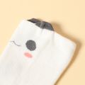 Baby / Toddler Cartoon Graphic Antiskid Glue Over Knee Socks White