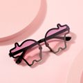 Kids Cartoon Glasses Cow Shape Gradient Decorative Glasses Light Purple
