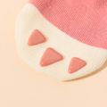 Baby / Toddler Geometry Graphic Colorblock Antiskid Glue Floor Socks Pink